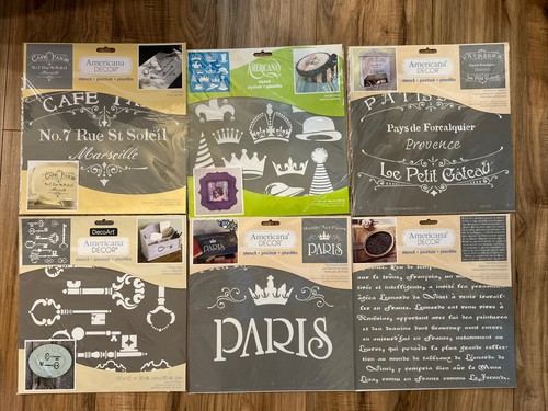 Americana decor stencils - americana,